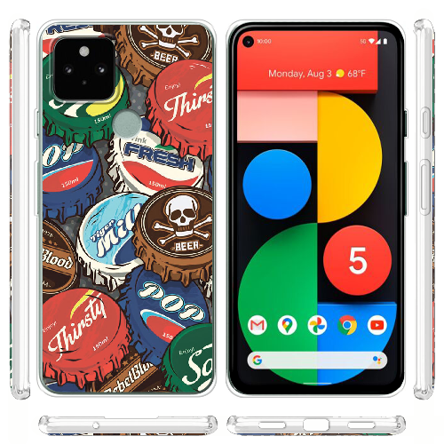 Чехол BoxFace Google Pixel 5 Drink Lids