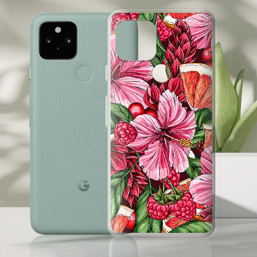 Чехол BoxFace Google Pixel 5 Tropical Flowers