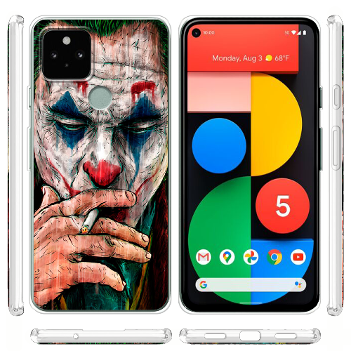 Чехол BoxFace Google Pixel 5 Joker Smoking