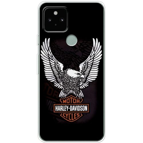 Чехол BoxFace Google Pixel 5 Harley Davidson and eagle