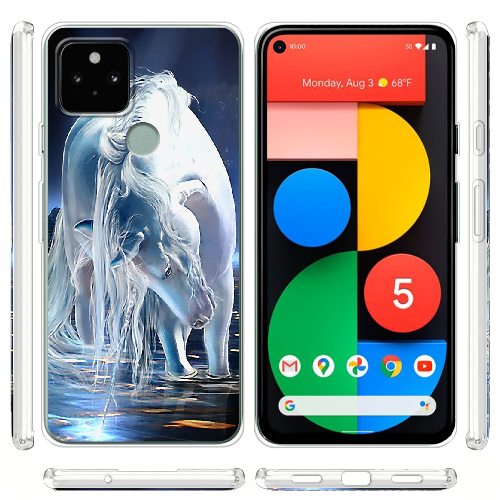Чехол BoxFace Google Pixel 5 White Horse