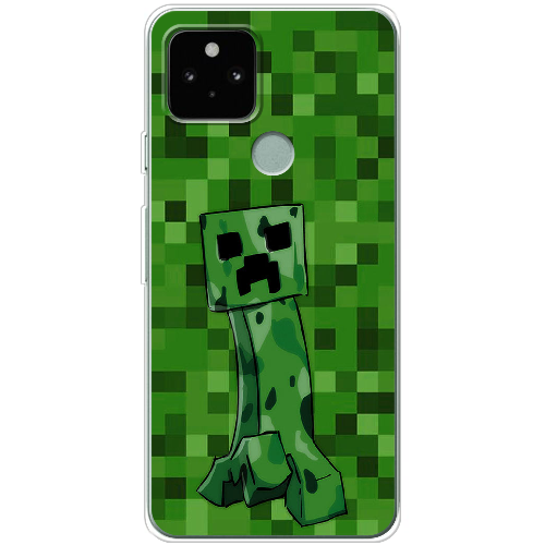 Чехол BoxFace Google Pixel 5 Minecraft Creeper