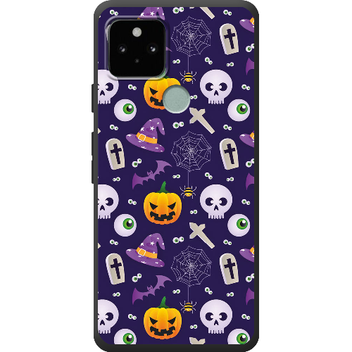 Чехол BoxFace Google Pixel 5 Halloween Purple Mood