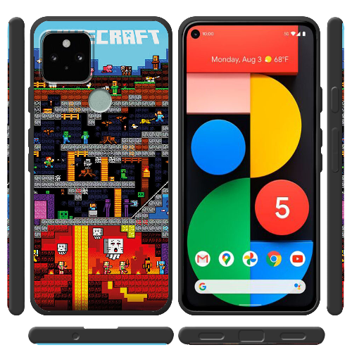 Чехол BoxFace Google Pixel 5 Minecraft Lode Runner