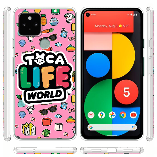 Чехол BoxFace Google Pixel 5 Toca Boca Life World