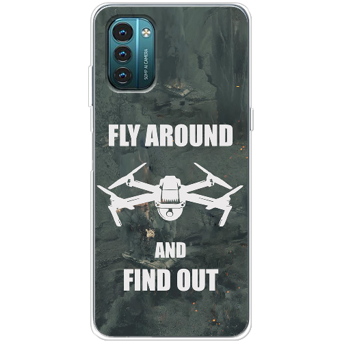 Чехол BoxFace Nokia G21 Дрон Fly Around