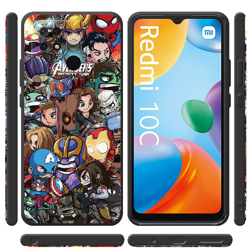 Чехол BoxFace Xiaomi Redmi 10C Avengers Infinity War