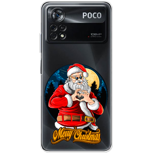 Чехол BoxFace Xiaomi Poco X4 Pro 5G Cool Santa and heart