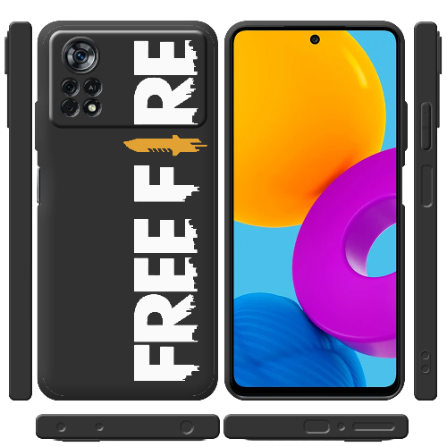 Чехол BoxFace Xiaomi Poco X4 Pro 5G Белый Free Fire