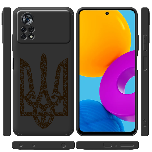 Чехол BoxFace Xiaomi Poco X4 Pro 5G Ukrainian Black Trident