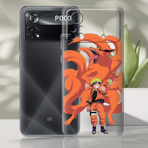 Чехол BoxFace Xiaomi Poco X4 Pro 5G Naruto and Kurama