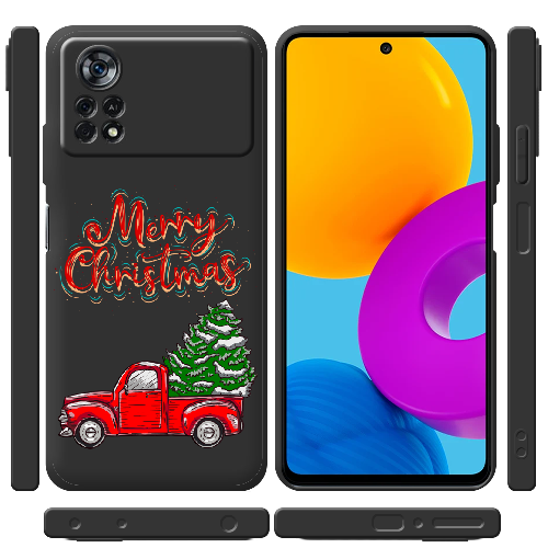 Чехол BoxFace Xiaomi Poco X4 Pro 5G Holiday Car Merry Christmas