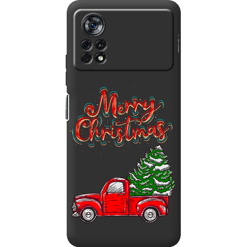 Чехол BoxFace Xiaomi Poco X4 Pro 5G Holiday Car Merry Christmas