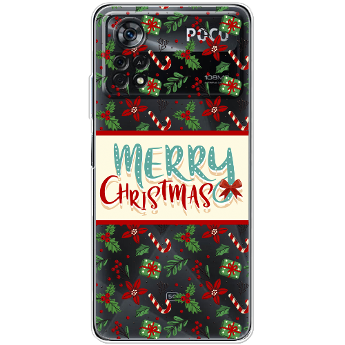 Чехол BoxFace Xiaomi Poco X4 Pro 5G Vintage Christmas Congratulation