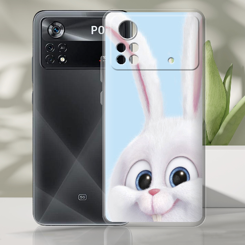 Чехол BoxFace Xiaomi Poco X4 Pro 5G Кролик Снежок