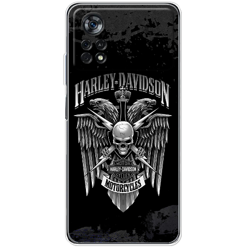 Чехол BoxFace Xiaomi Poco X4 Pro 5G Harley Davidson skull and eagles