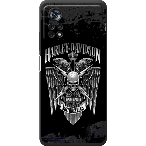 Чехол BoxFace Xiaomi Poco X4 Pro 5G Harley Davidson skull and eagles