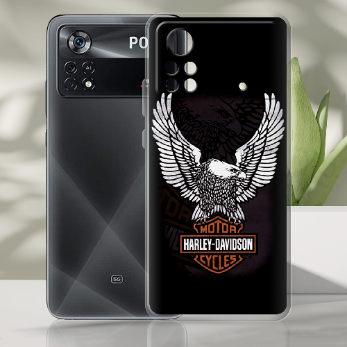 Чехол BoxFace Xiaomi Poco X4 Pro 5G Harley Davidson and eagle