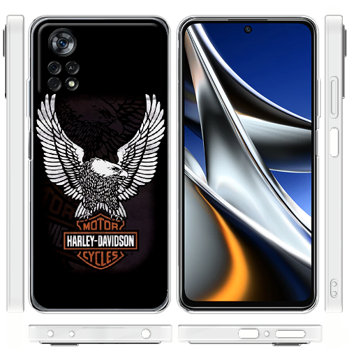 Чехол BoxFace Xiaomi Poco X4 Pro 5G Harley Davidson and eagle