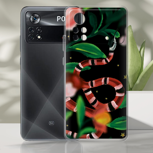 Чехол BoxFace Xiaomi Poco X4 Pro 5G Red Snake