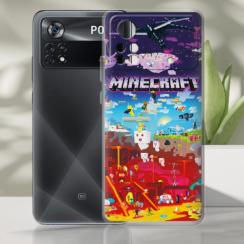 Чехол BoxFace Xiaomi Poco X4 Pro 5G Minecraft World Beyond