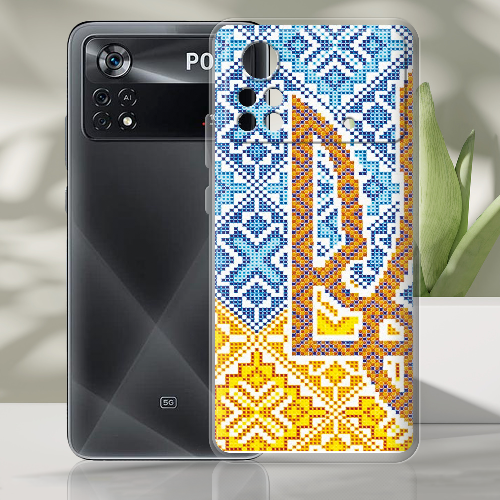 Чехол BoxFace Xiaomi Poco X4 Pro 5G Тризуб Вишивка