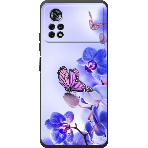 Чехол BoxFace Xiaomi Poco X4 Pro 5G Orchids and Butterflies