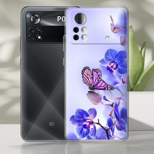 Чехол BoxFace Xiaomi Poco X4 Pro 5G Orchids and Butterflies