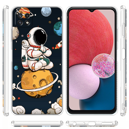 Чехол BoxFace Samsung Galaxy A22 5G (A226) Astronaut