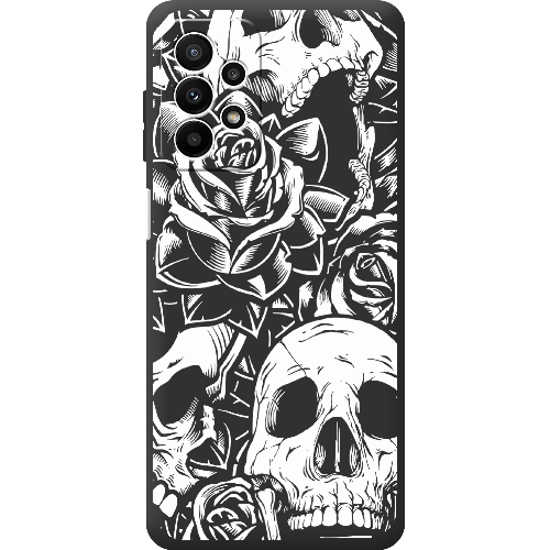 Чехол BoxFace Samsung Galaxy A23 (A235) Skull and Roses