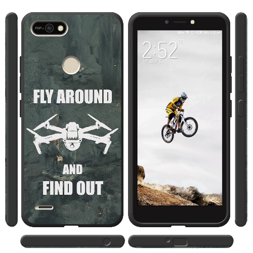 Чехол BoxFace Tecno Pop 2F Дрон Fly Around