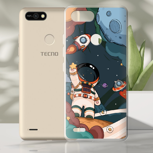 Чехол BoxFace Tecno Pop 2F Space Mission