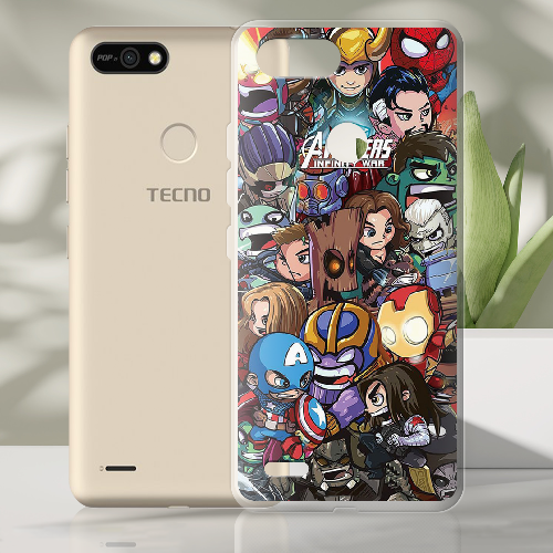 Чехол BoxFace Tecno Pop 2F Avengers Infinity War