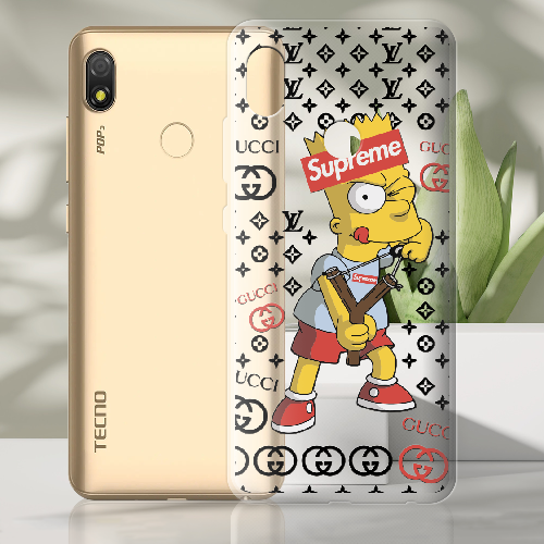 Чехол BoxFace Tecno Pop 3 Yellow Fun