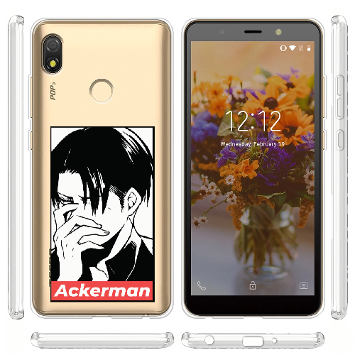 Чехол BoxFace Tecno Pop 3 Attack On Titan - Ackerman