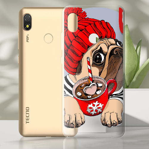 Чехол BoxFace Tecno Pop 3 Winter Puggy