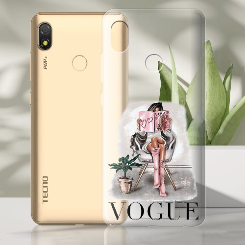 Чехол BoxFace Tecno Pop 3 Модель из VOGUE