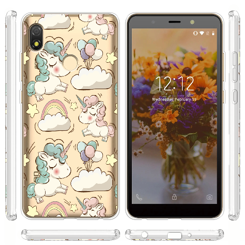 Чехол BoxFace Tecno Pop 3 Unicorns