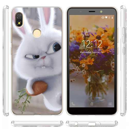 Чехол BoxFace Tecno Pop 3 Rabbit Snowball