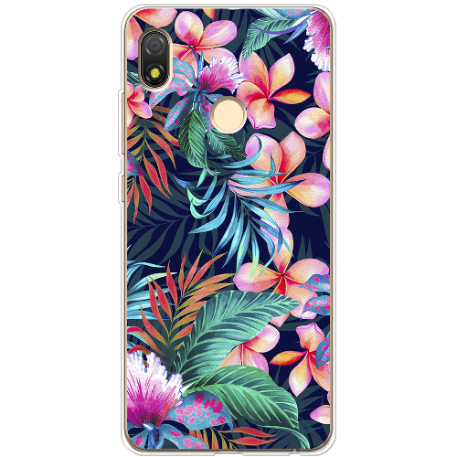 Чехол BoxFace Tecno Pop 3 flowers in the tropics