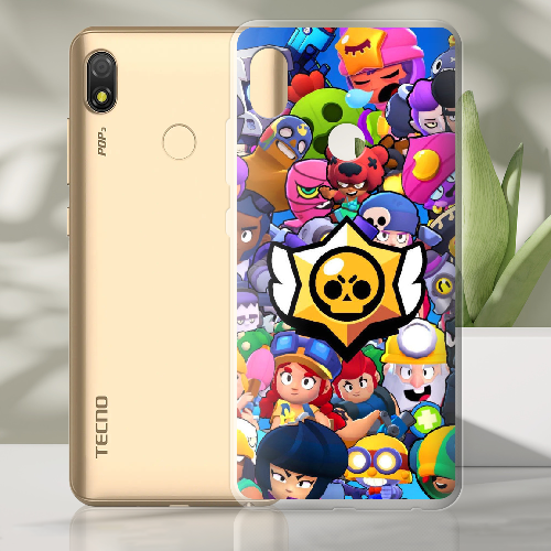 Чехол BoxFace Tecno Pop 3 Brawl Stars