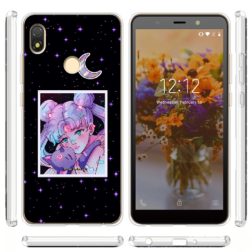 Чехол BoxFace Tecno Pop 3 Sailor Moon night