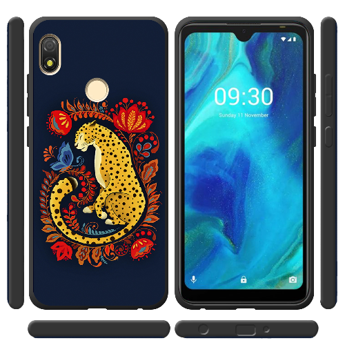 Чехол BoxFace Tecno Pop 3 Petrykivka Leopard