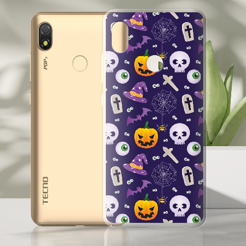 Чехол BoxFace Tecno Pop 3 Halloween Purple Mood