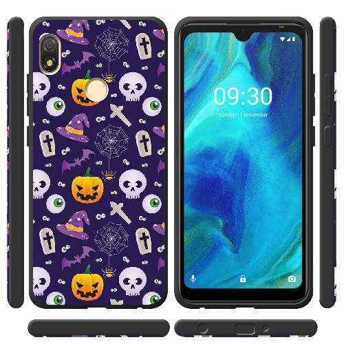 Чехол BoxFace Tecno Pop 3 Halloween Purple Mood