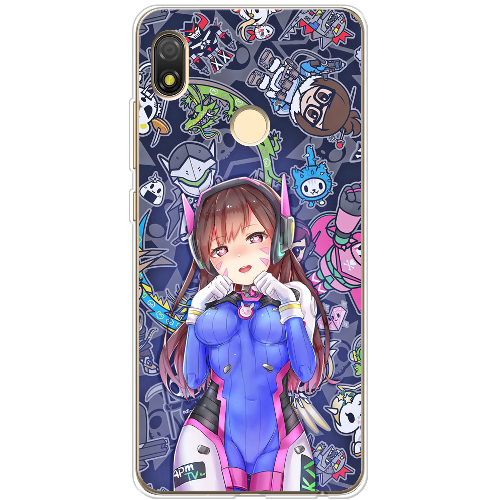 Чехол BoxFace Tecno Pop 3 Overwatch D.VA