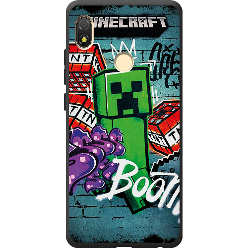 Чехол BoxFace Tecno Pop 3 Minecraft Graffiti