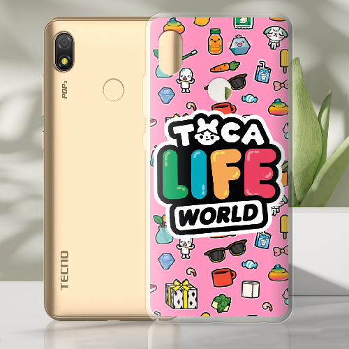 Чехол BoxFace Tecno Pop 3 Toca Boca Life World