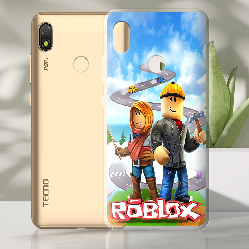 Чехол BoxFace Tecno Pop 3 Roblox Білдерман