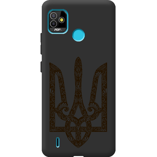 Чехол BoxFace Tecno Pop 5 Ukrainian Black Trident 